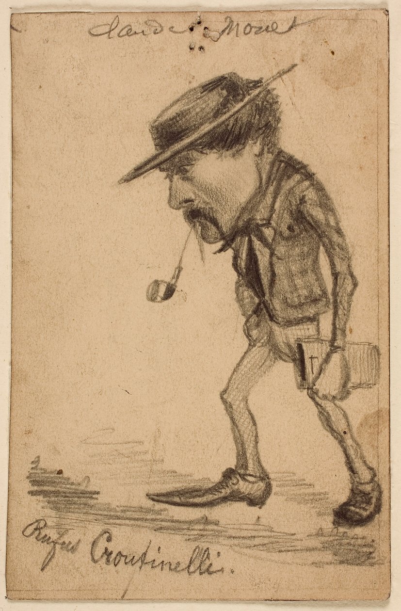 Henri Cassinelli (「Rufus Croutinelli」) の似顔絵 作： クロード・モネ