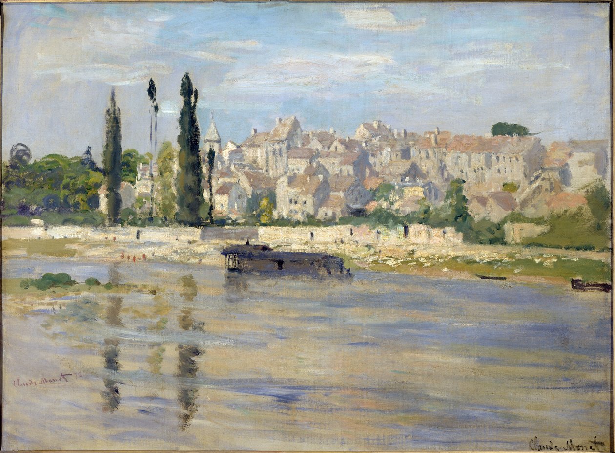 Carrieres-Saint-Denis - 1872年。油彩・キャンバス 作： クロード・モネ