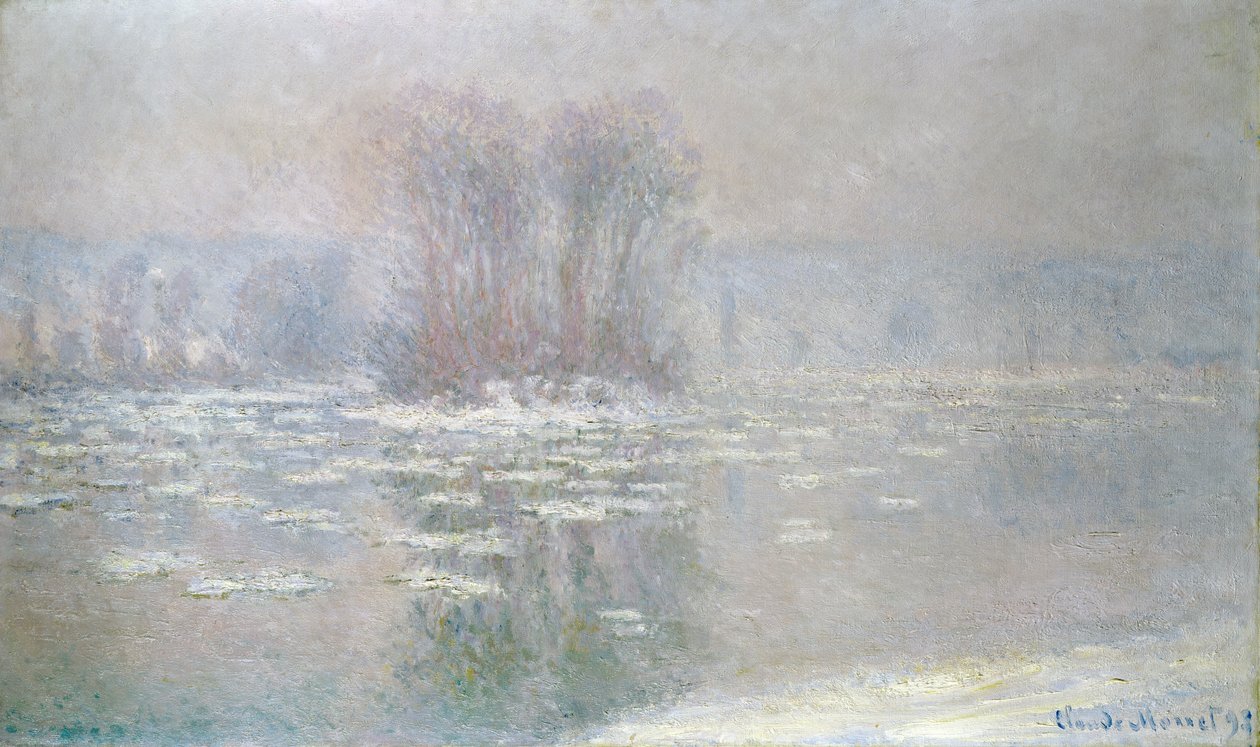 ベヌクールの氷、1898 作： クロード・モネ
