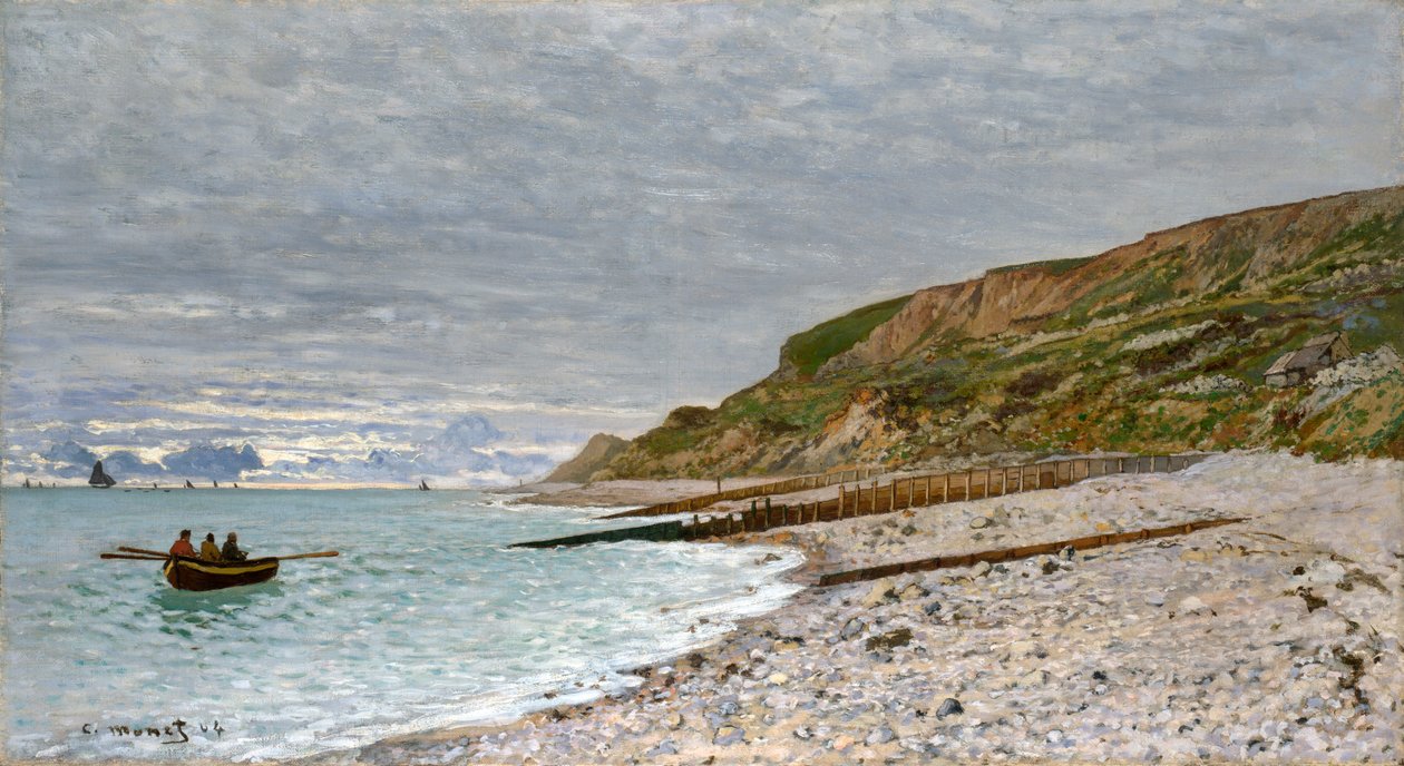 La Pointe de laHève、Sainte-Adresse、1864 作： クロード・モネ