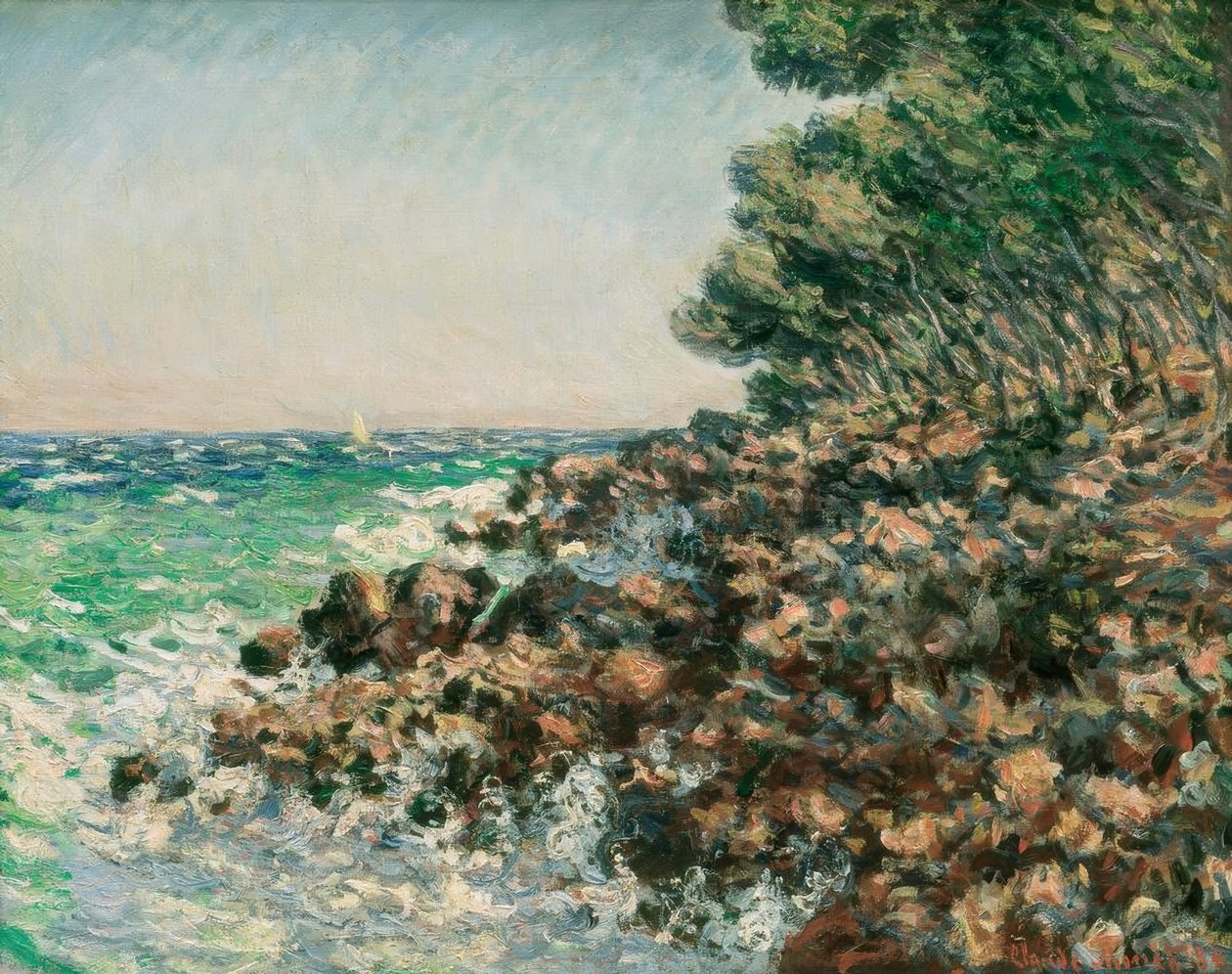 クロード・モネ、LE MATIN AU BORD DE LA MER マーティン岬 | クロード・モネ