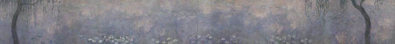 二本の柳 作： クロード・モネ