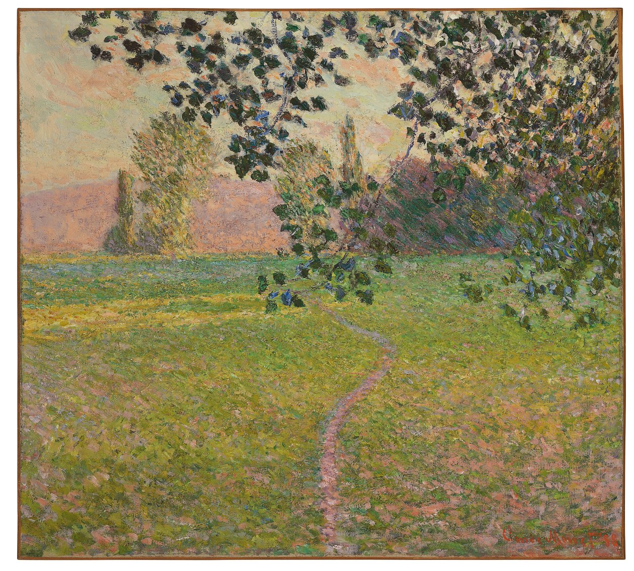 Claude monet 風景 モネ 絵画 朝の風景 1888 クロード・モネ