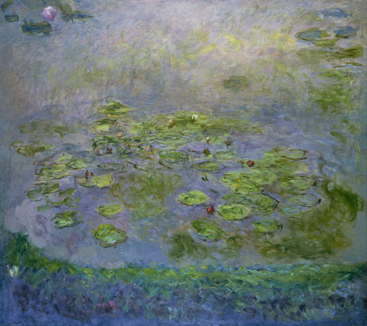『睡蓮』[Waterlilies] 作： クロード・モネ
