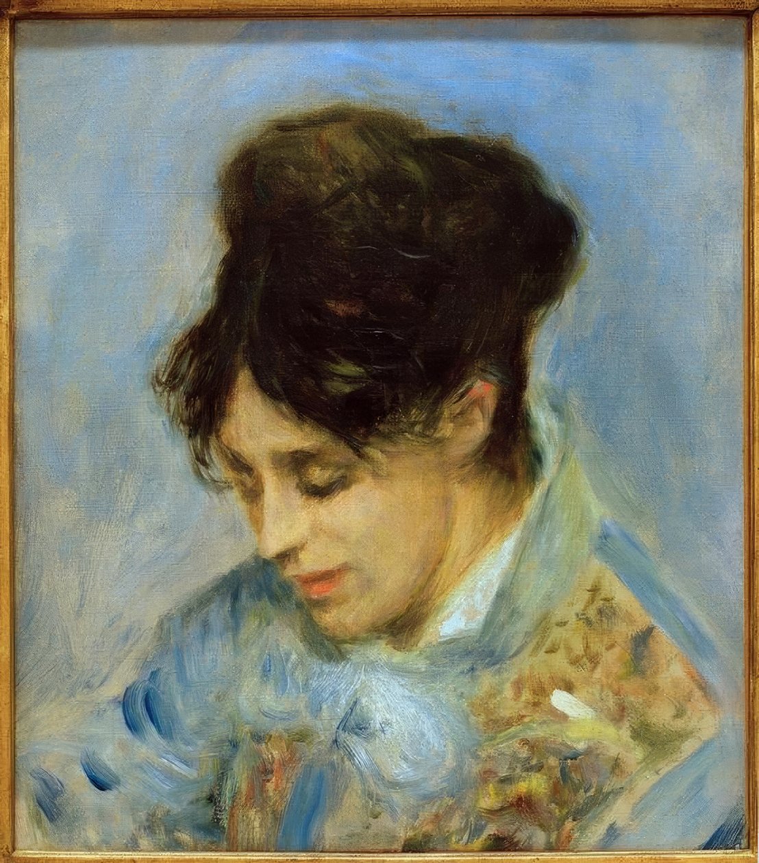 クロード・モネ、「The Red Hod-Madame Monet」、厳選 マダムクロードモネの肖像