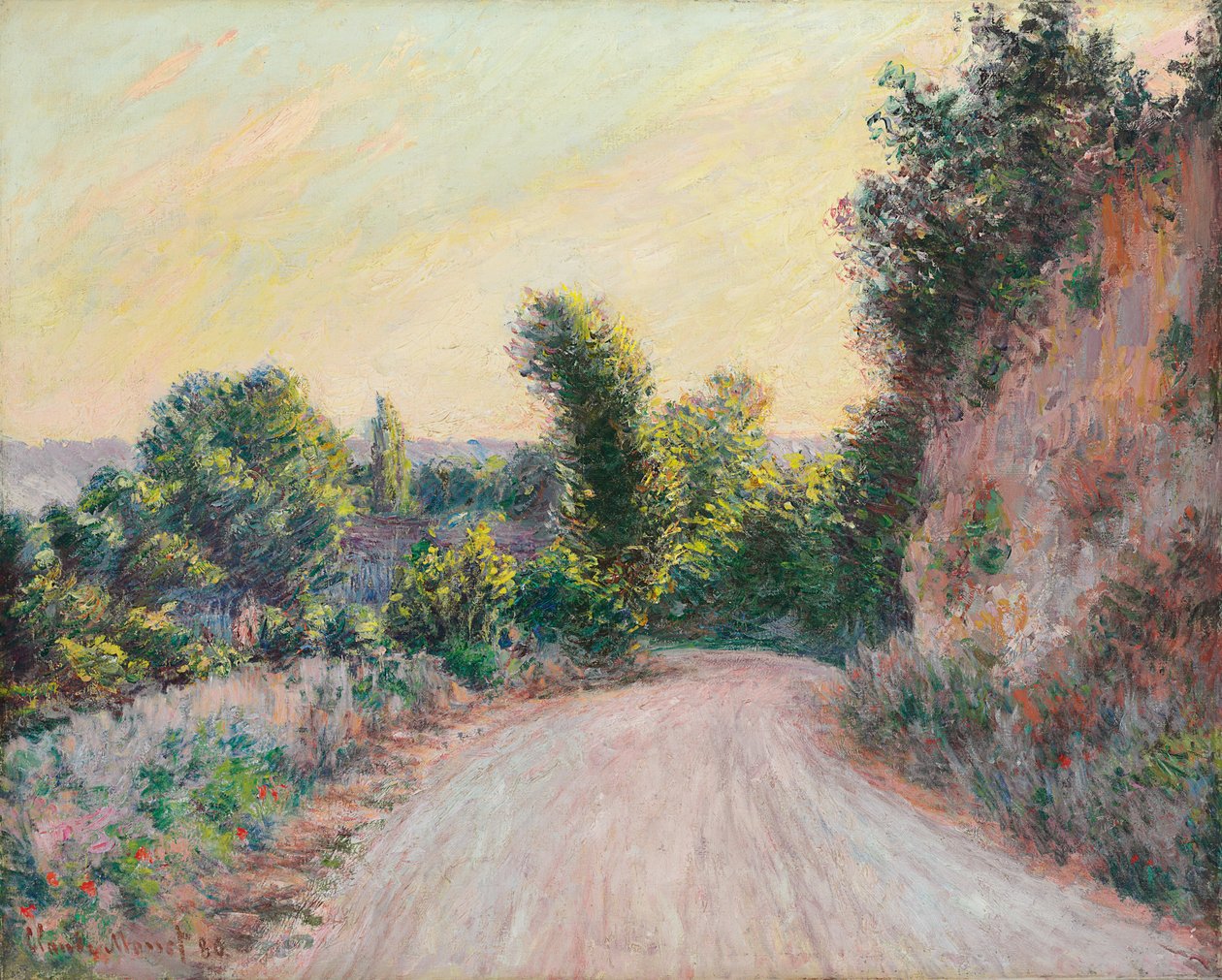 道路;パス、1885 作： クロード・モネ