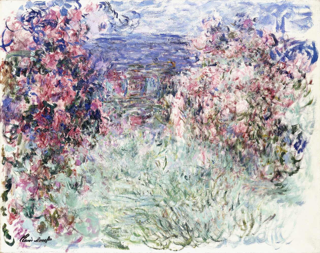 バラの間の家、1925 作： クロード・モネ