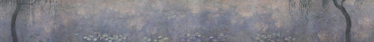 睡蓮-2つの柳、1914-1926年 作： クロード・モネ