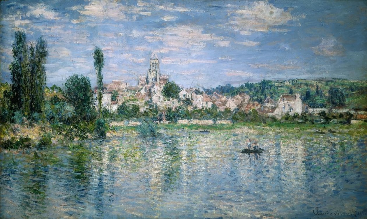 クロード・モネ、「Vetheuil in Summertime」、厳選 ヴェトゥイユの眺め、夏