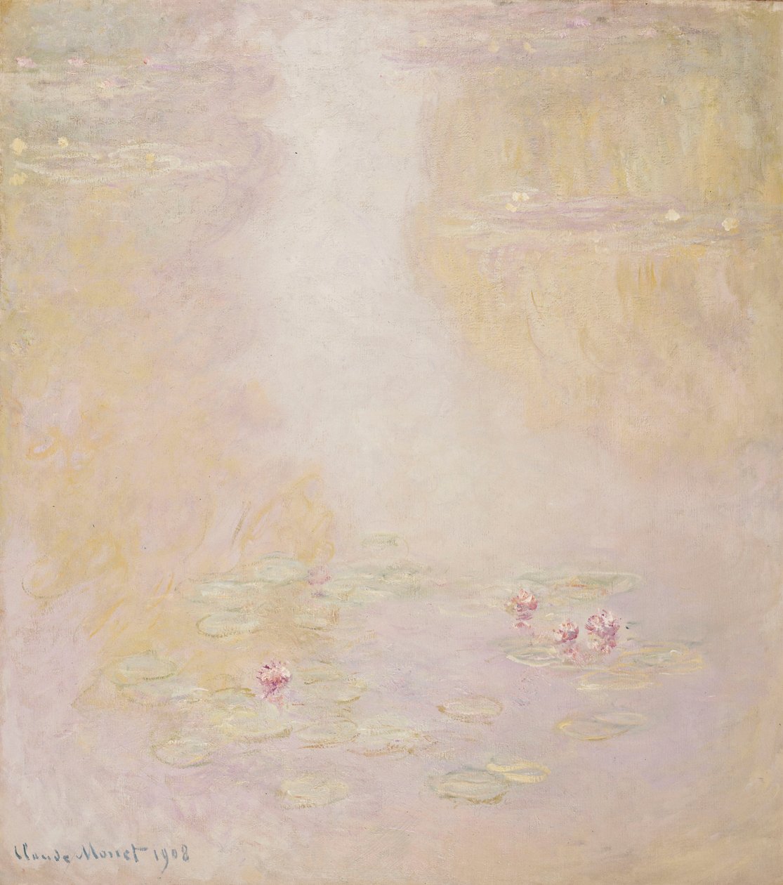睡蓮、ジヴェルニー、1908 作： クロード・モネ