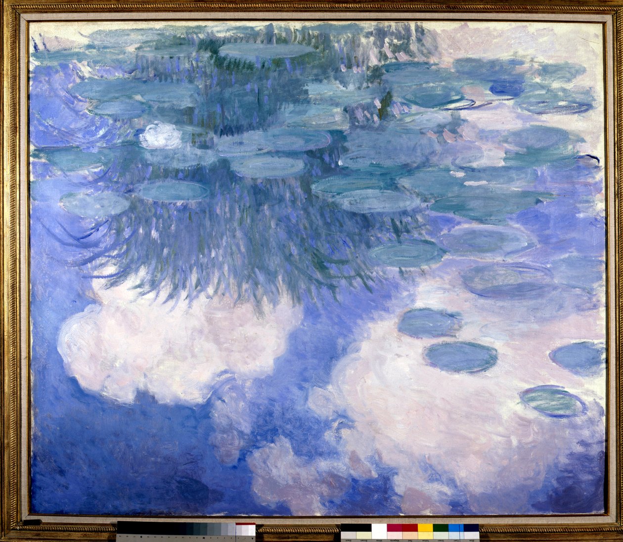 睡蓮と雲の効果、1914-1917年頃、油彩・キャンバス 作： クロード・モネ