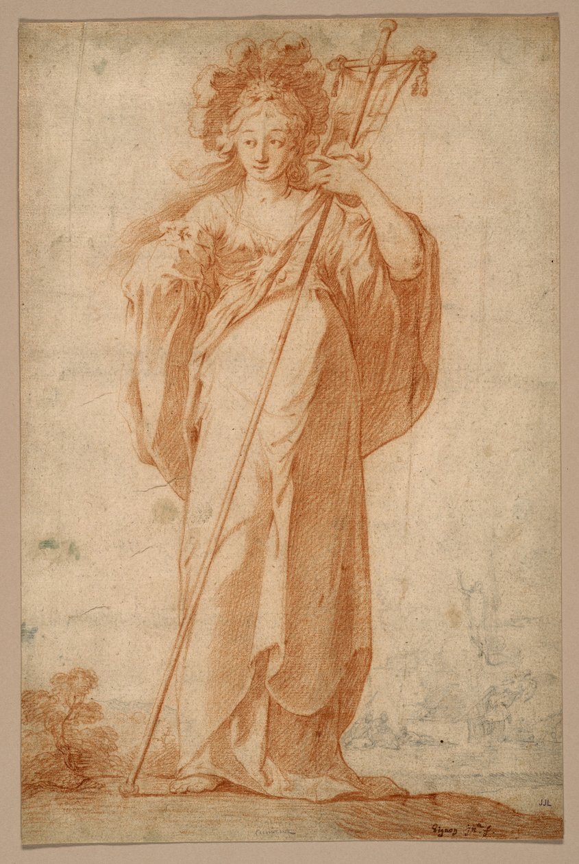 Cuman Sibyl、c.1630 作： クロード・ヴィニヨン
