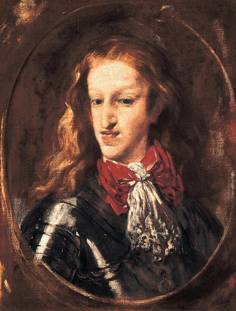 チャールズ2世（1661-1700）スペイン王の肖像。クラウディオ・コエロ（1642-1693）作画 作： クラウディオ・コエロ