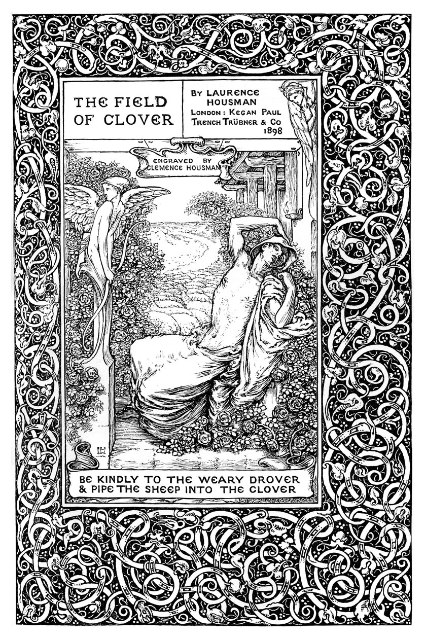 The Field of Clover のタイトル ページ、1899 年。 作： クレメンス・ハウスマン