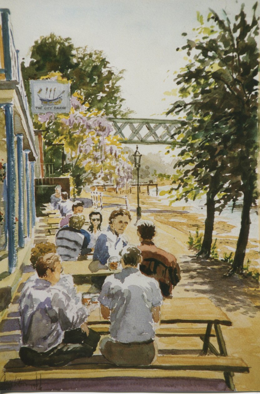 シティ・バージ、6月 作： クライブ・ウィルソン