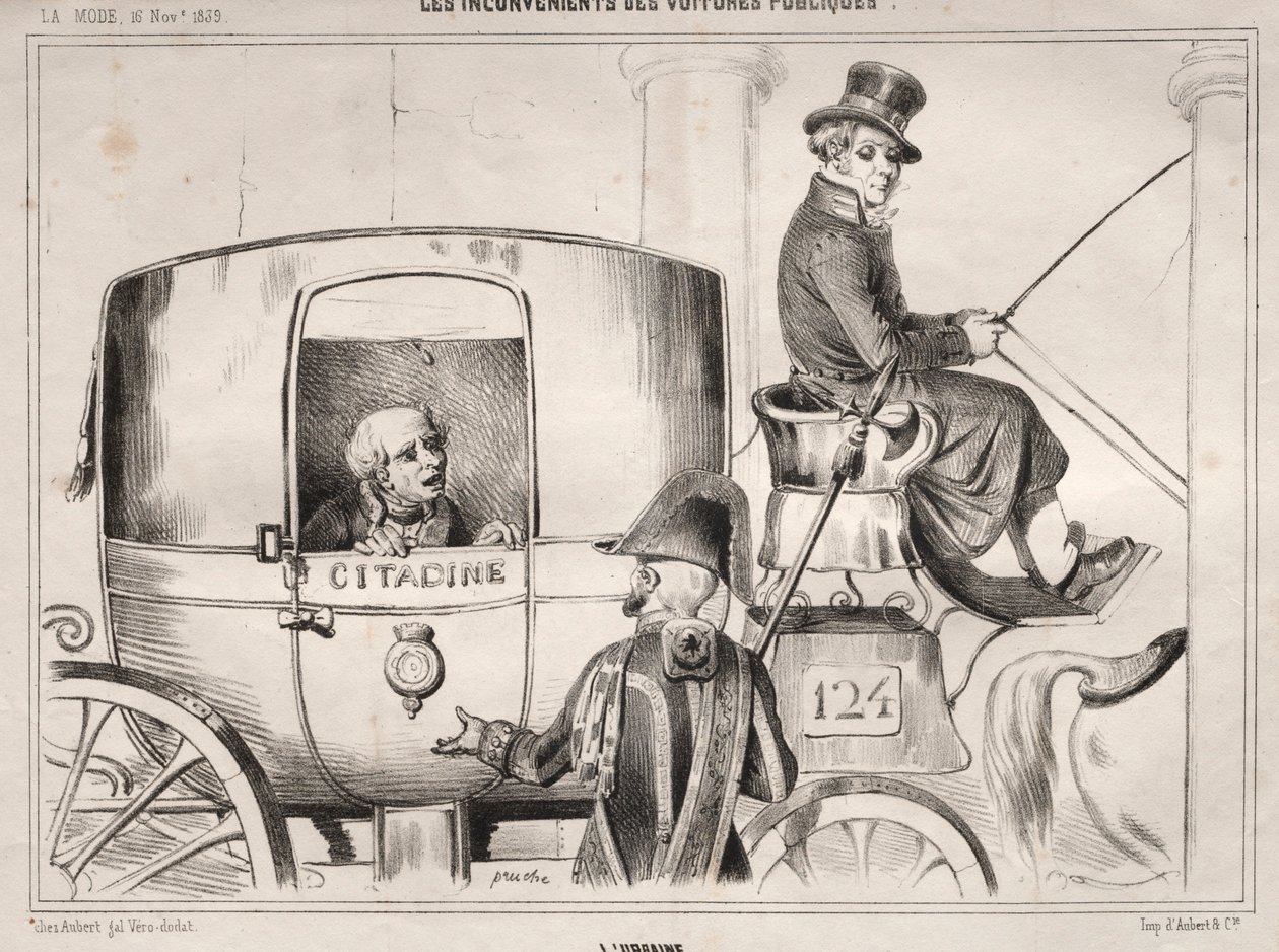 ニュース：公用車の短所：1839年のルバイン。 作： クレメンテ・プルシュ
