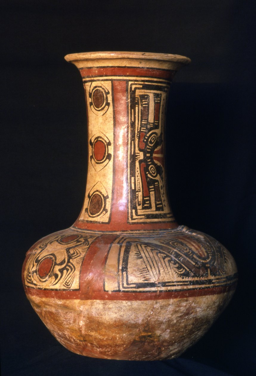 ハイネックジャー、初期コクレ相、700-800 AD（セラミック） 作： コクレ文化