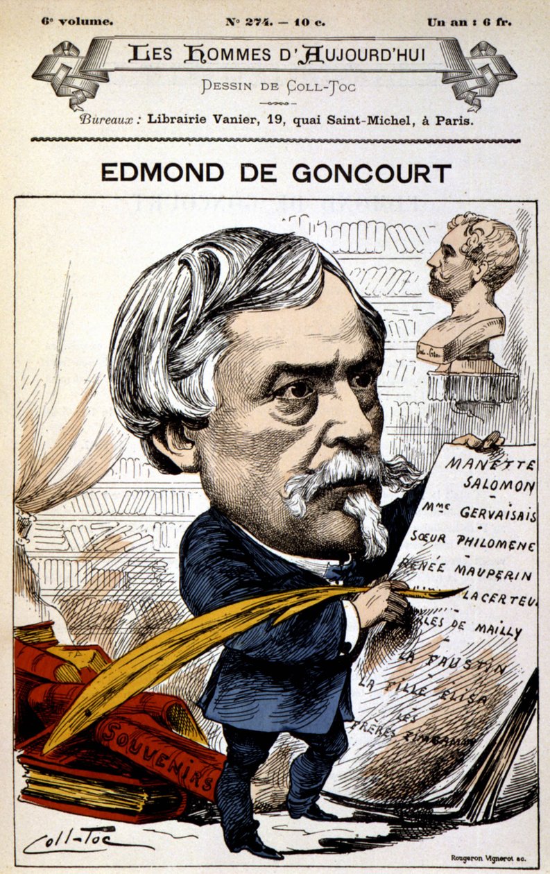 Edmond de Goncourt - Coll-Toc (コルトック)作、「Les Hommes d