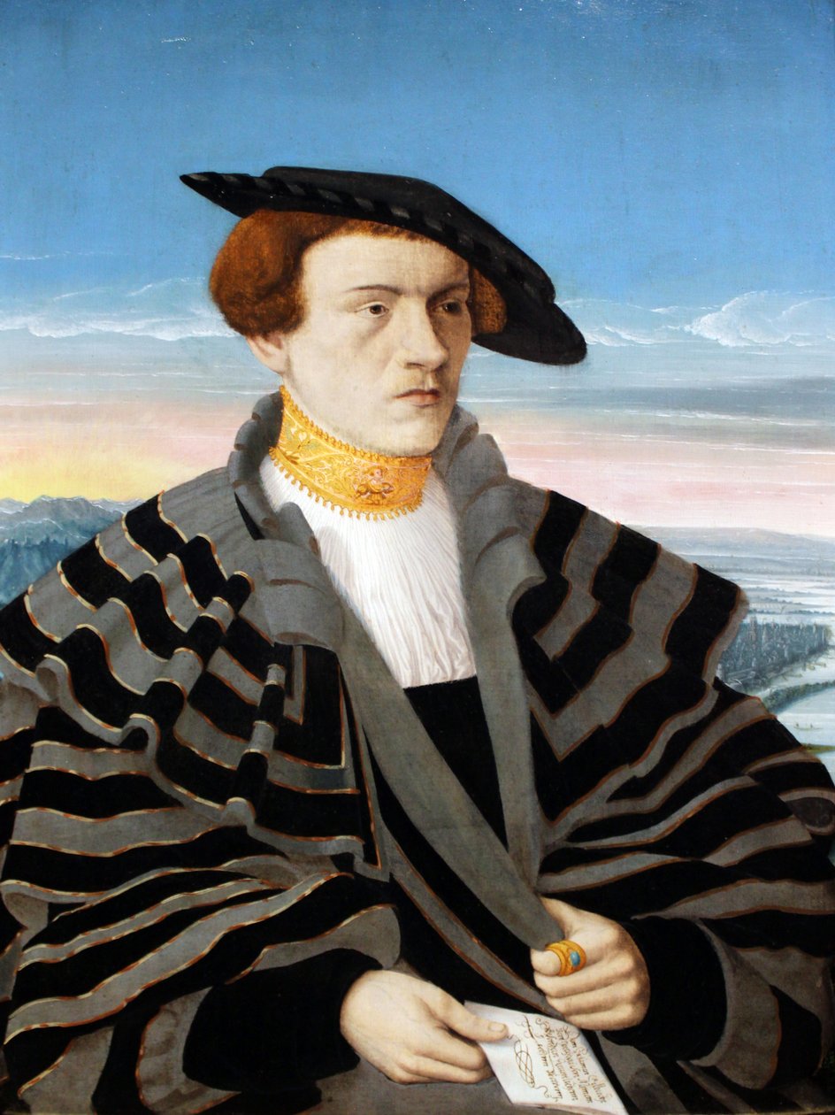 ギルブレヒト・フォン・ホルツハウゼンの肖像（1514-1550） 作： コンラッド・フェイバー・フォン・クロイツナッハ