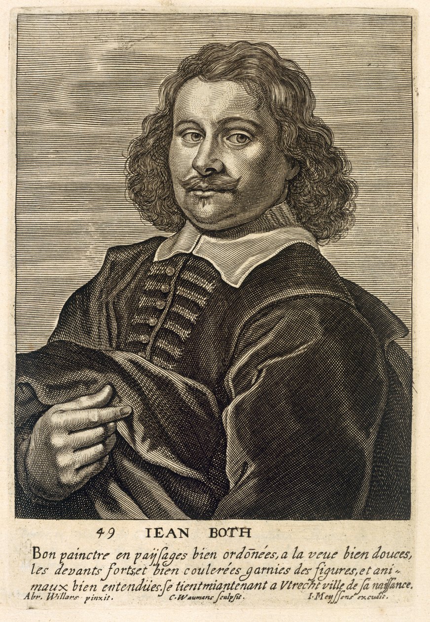 ヨハネス・マイセン（1612-70）によって刻まれたヤン・ボースの肖像 作： コンラッド・ウォーマン