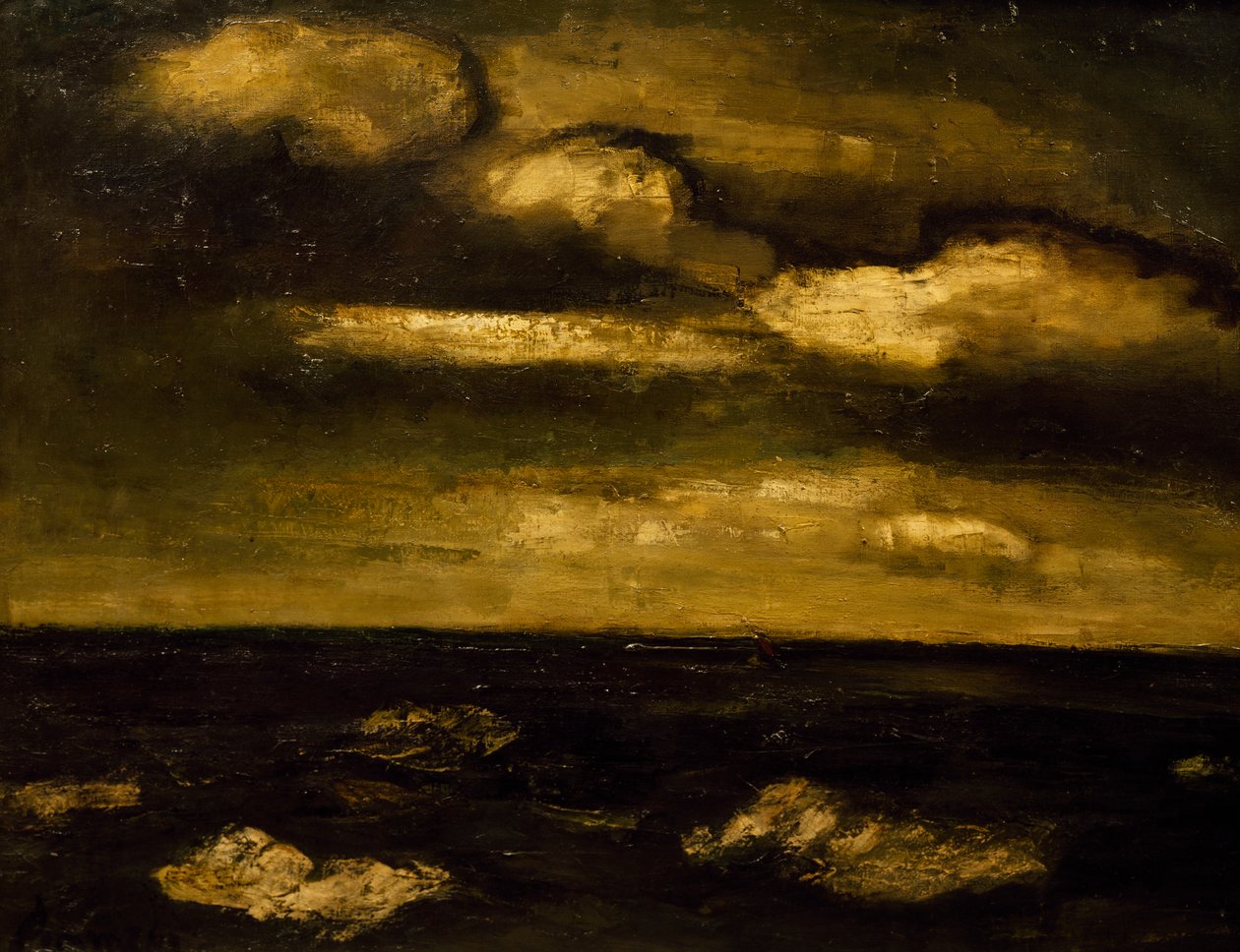 Seascape, kirjoittanut Constant Permeke (1886-1952). Belgia, 1900-luku. 作： コンスタント・ペルメケ
