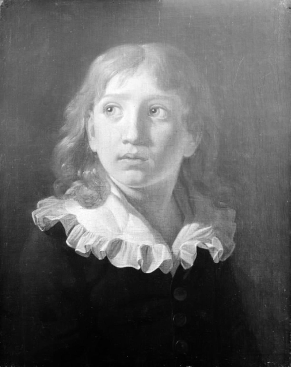 少年時代の画家トラルド・レッソー 作： コンスタンティン・ハンセン