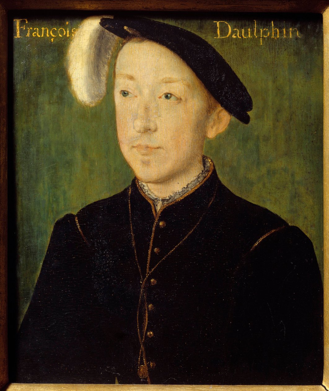 オルレアン公シャルル（1522-1545）の肖像（フランソワ1世の三男と思われる） 木版画 コルネイユ・ド・リヨン（ハーグのコルネイユ）（1500/1510-1574） 16世紀 日。0,16x0,13 m バイヨンヌ、ボナ美術館 作： コルネイユ・ドゥリヨン