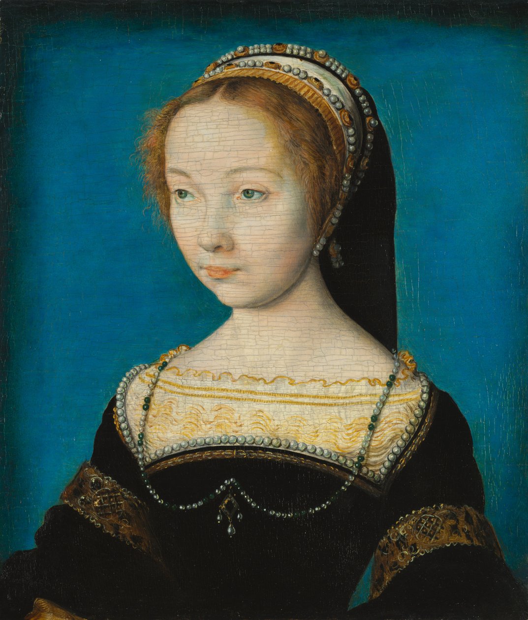 女性の肖像、c。 1540年。 作： コルネイユ・ドゥリヨン