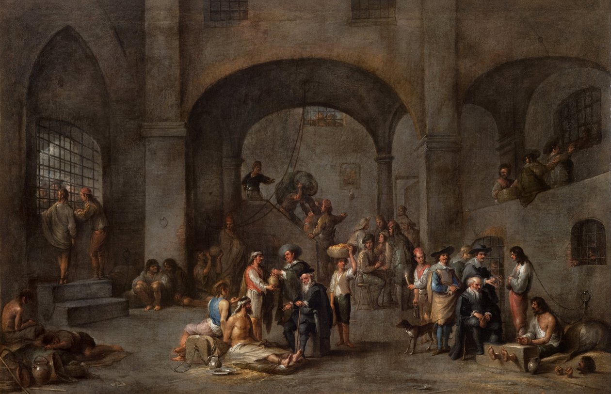 監禁者を訪ねる 作： Cornelis de Wael