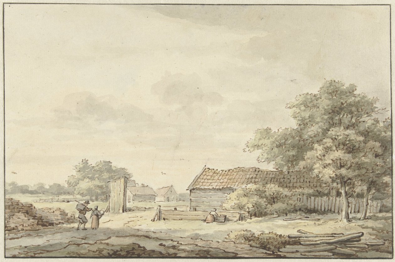 農場のある風景 作： Cornelis Buys