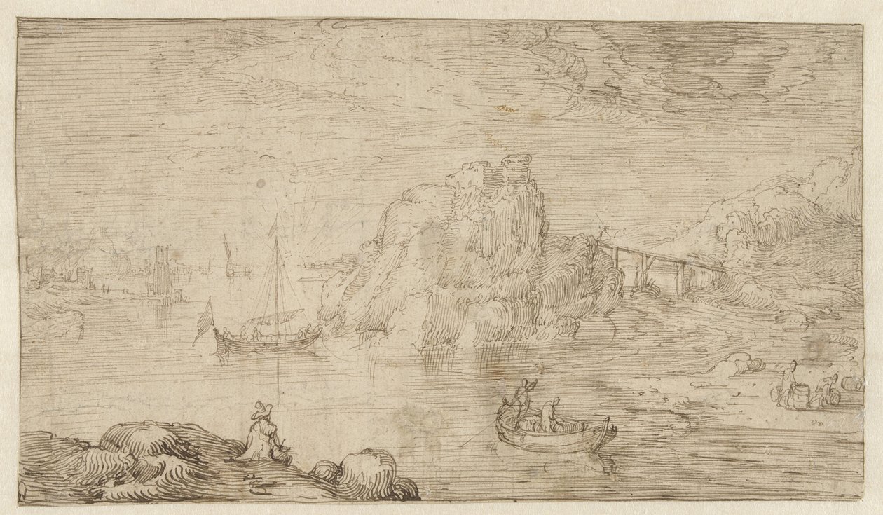 リバービュー 作： Cornelis Claesz van Wieringen（帰属）