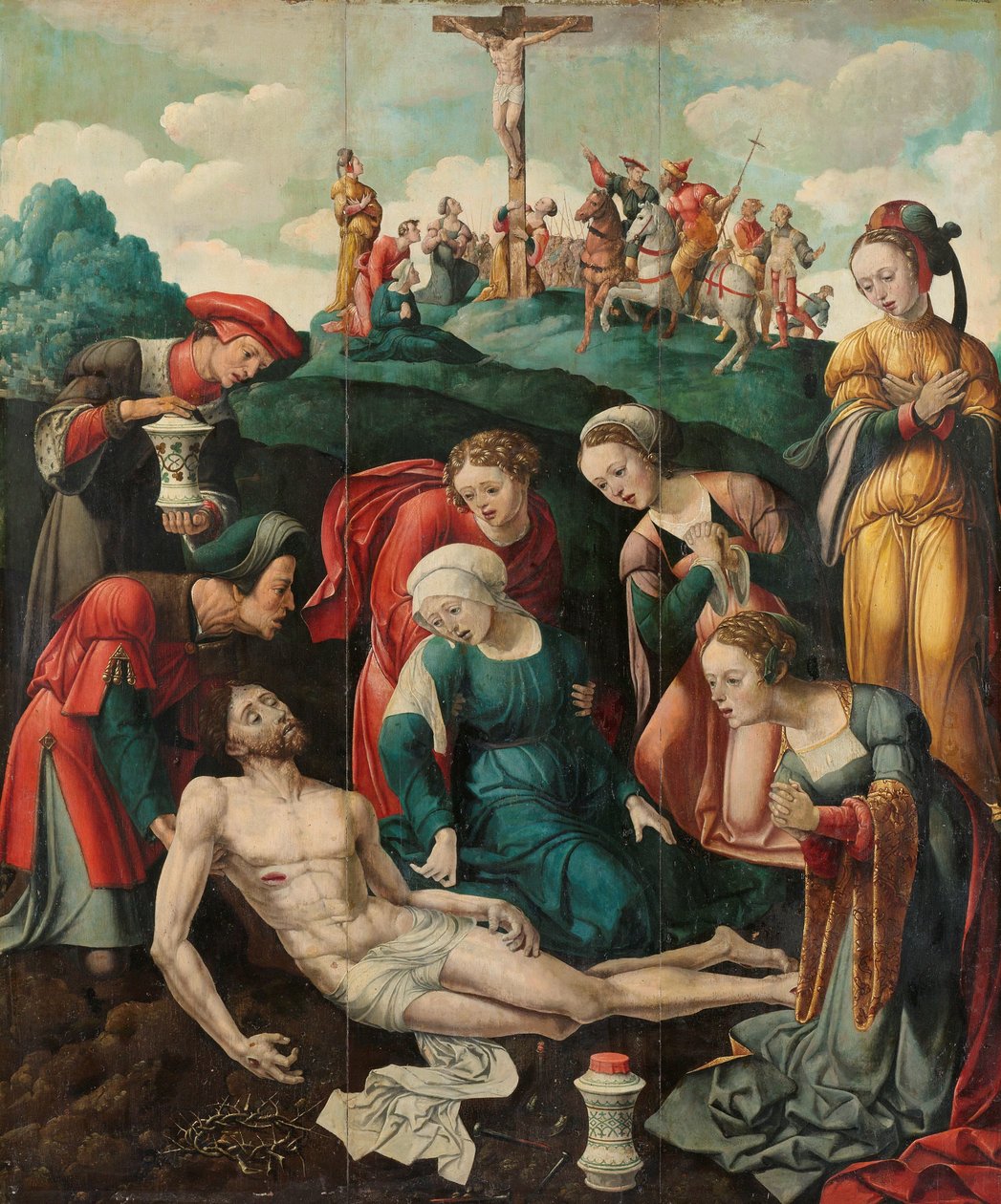 キリストの嘆き 作： Cornelis Cornelisz II購入（帰属）