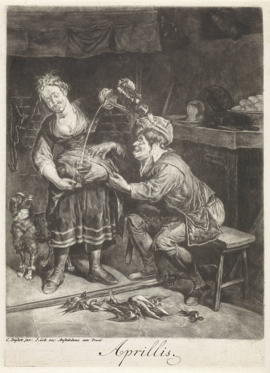4月 Aprillis (オブジェクトのタイトル) The Twelve Months of the Year, Les XII Mois de l