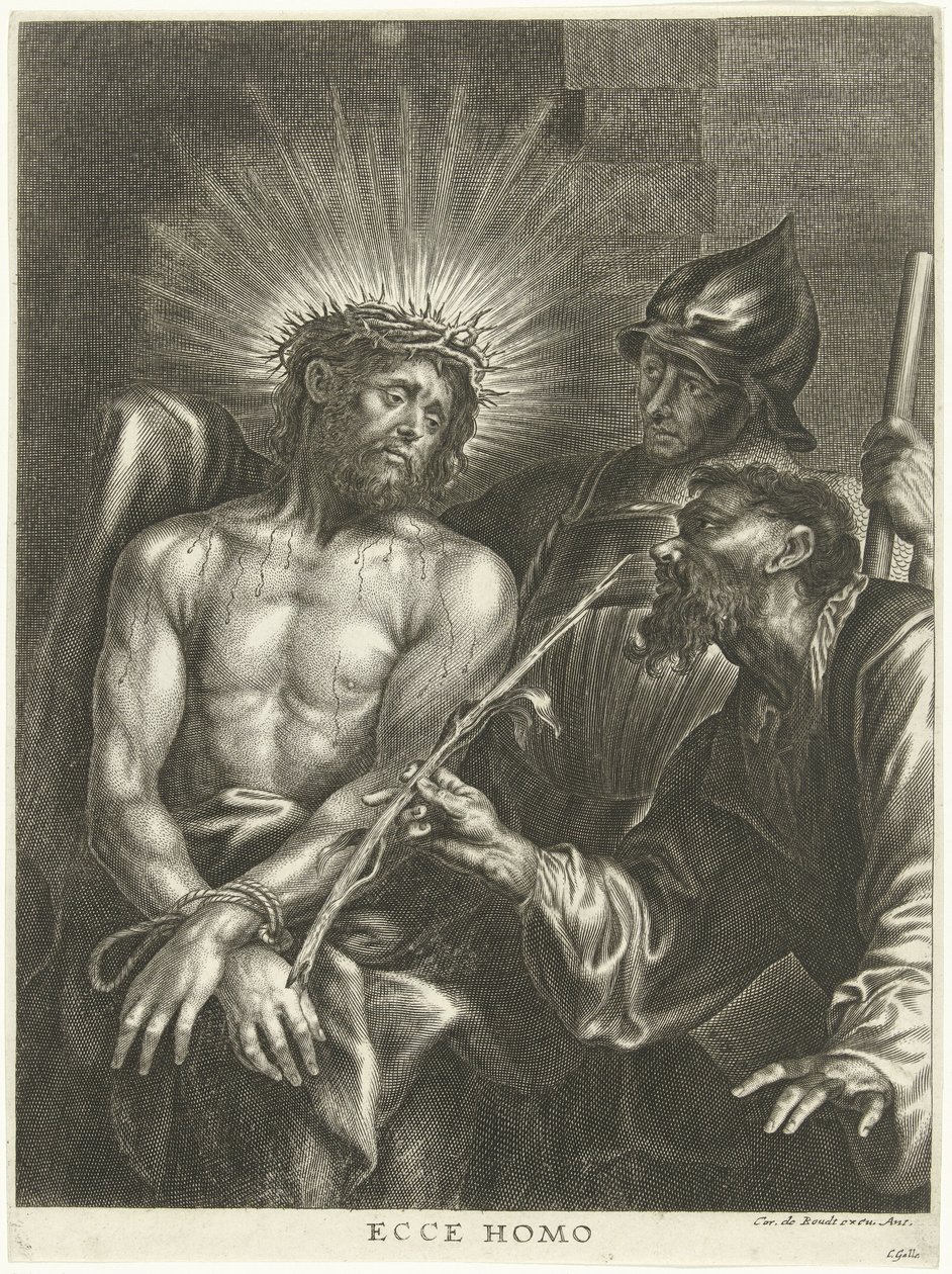 人々に示されたキリスト (Ecce Homo) 作： コルネリス・ガレ (II)