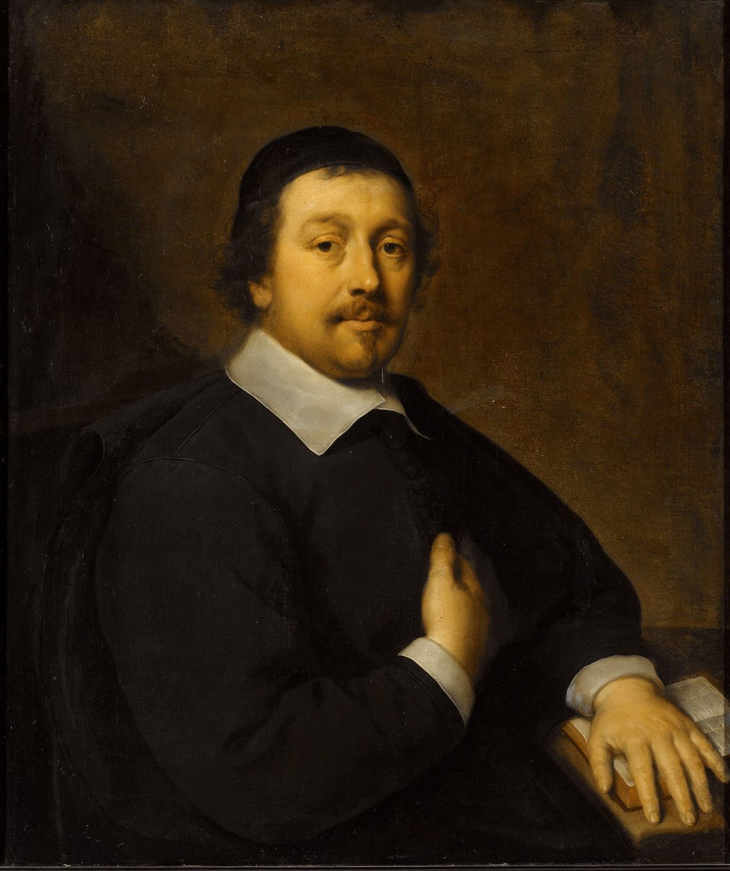 ヨハン・ヴァン・ソメレンの肖像 (1622-76) ヨハン・ヴァン・ソメレン (1622-76)。 ナイメーヘン大年金 作： Cornelis Jonson van Ceulen（I）