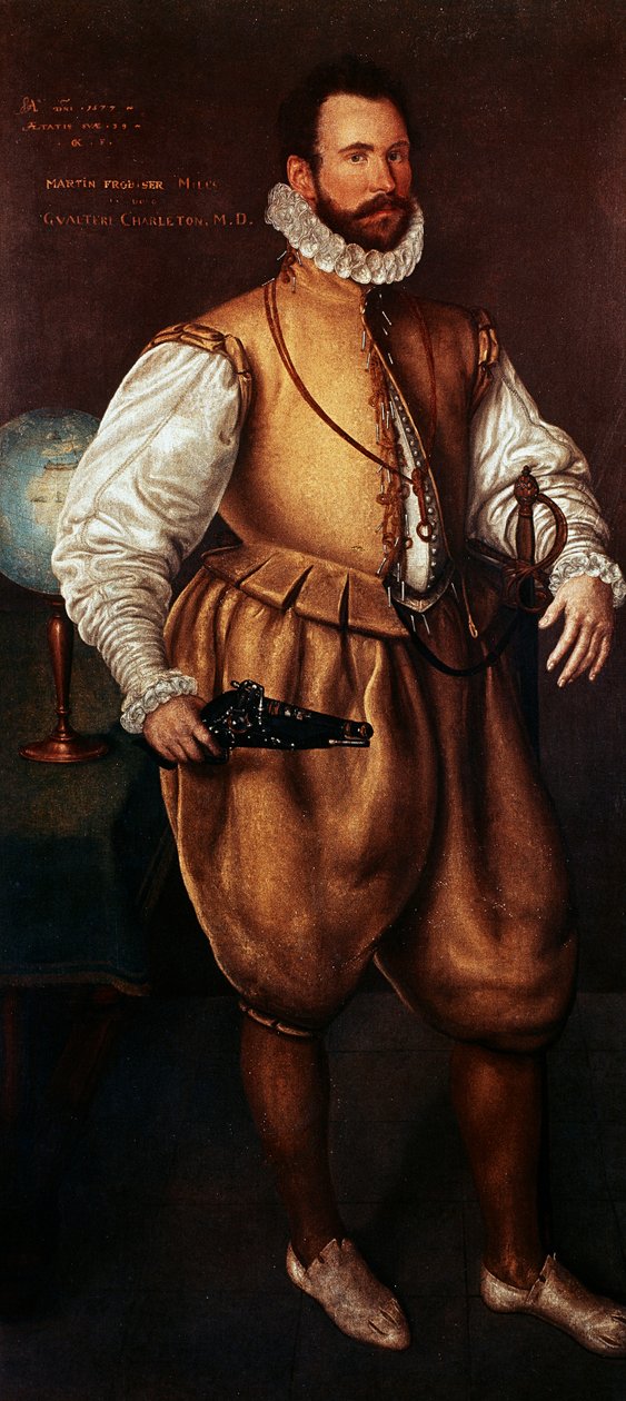 マーティン・フロビシャーの肖像、1577年頃（油彩・キャンバス 作： コルネリス・ケテル