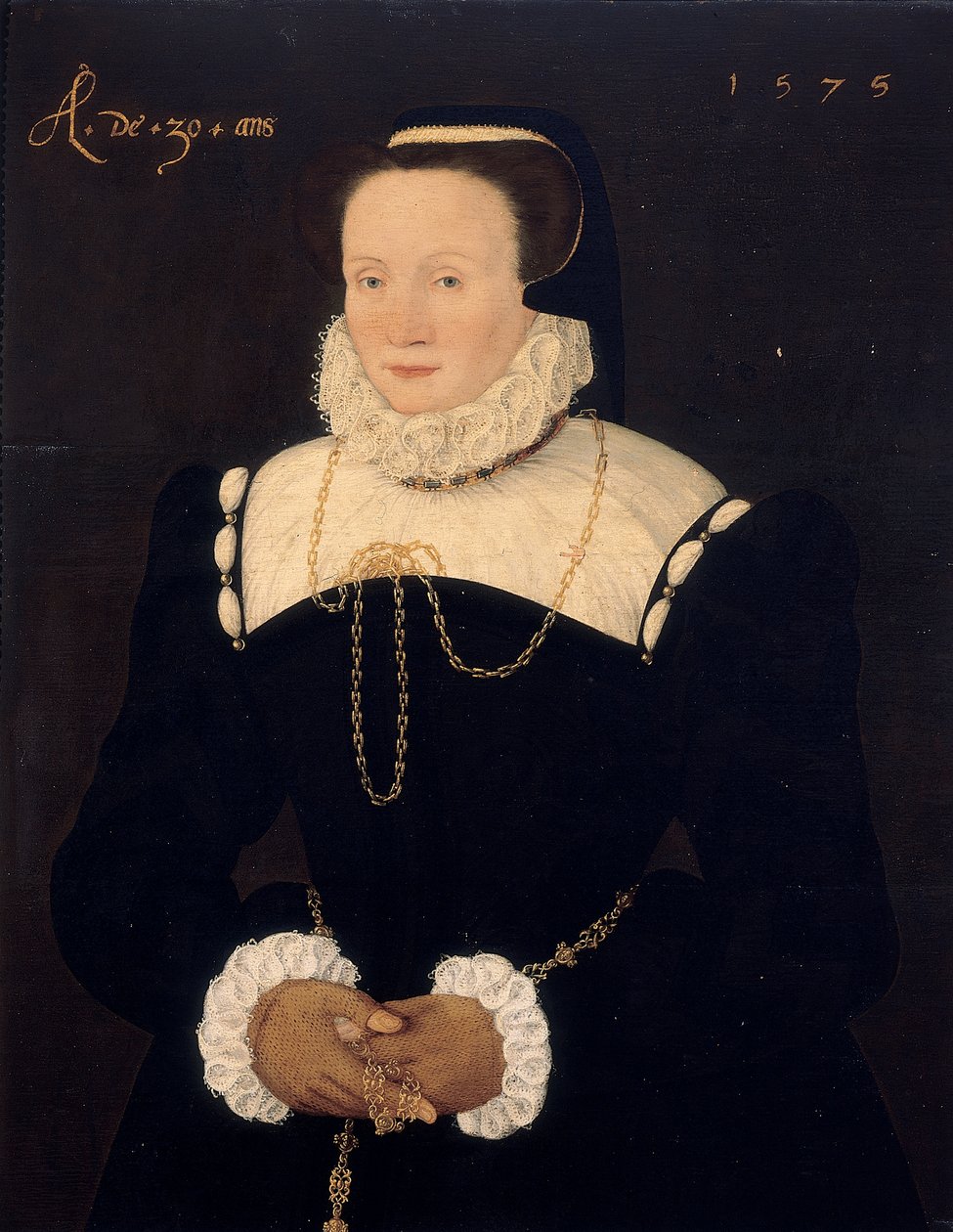 1575年の女性の肖像 作： コルネリス・ケテル