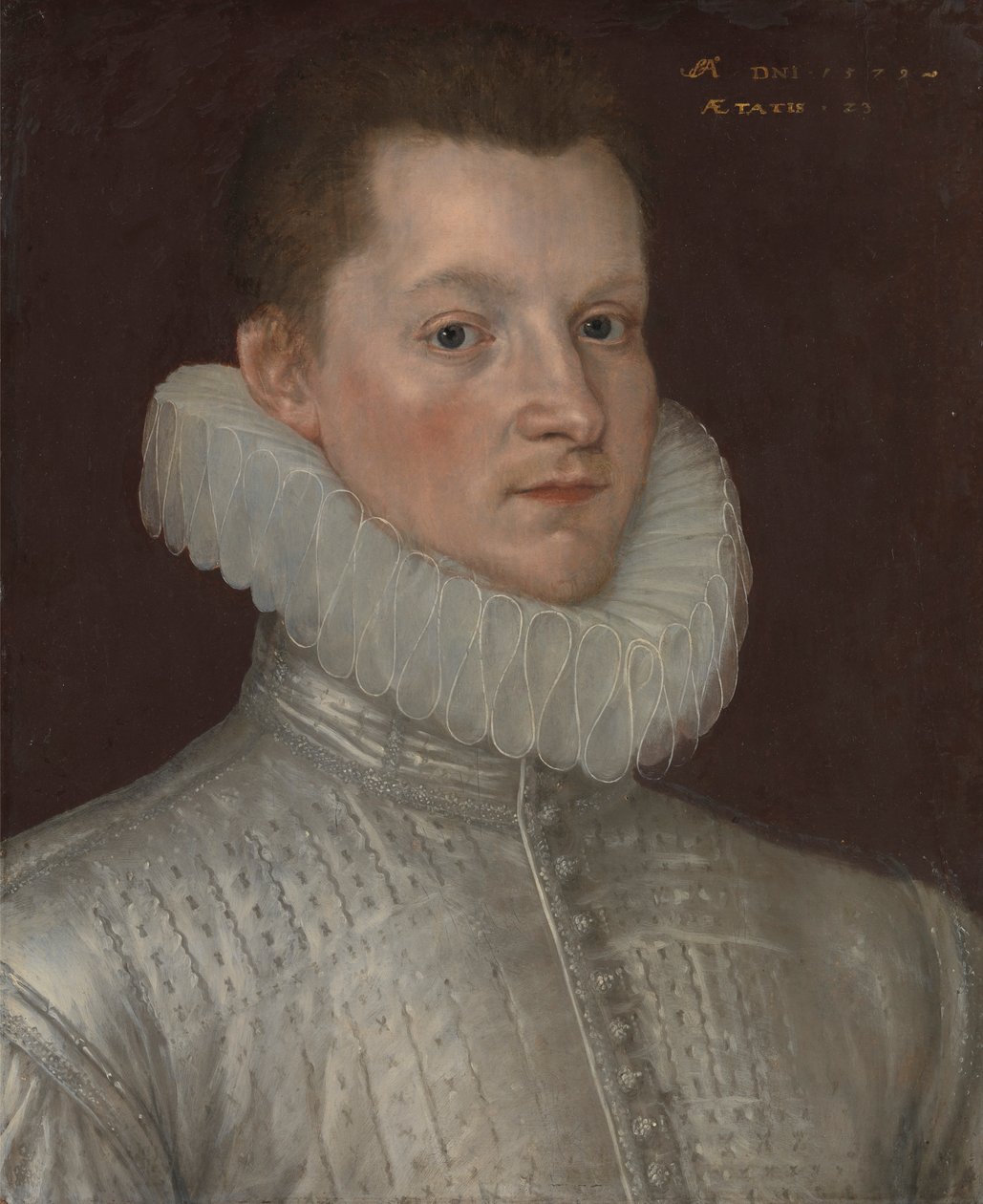 ケント州ウェストンハンガーのジョン・スマイス卿 (1557–1608) 作： コルネリス・ケテル