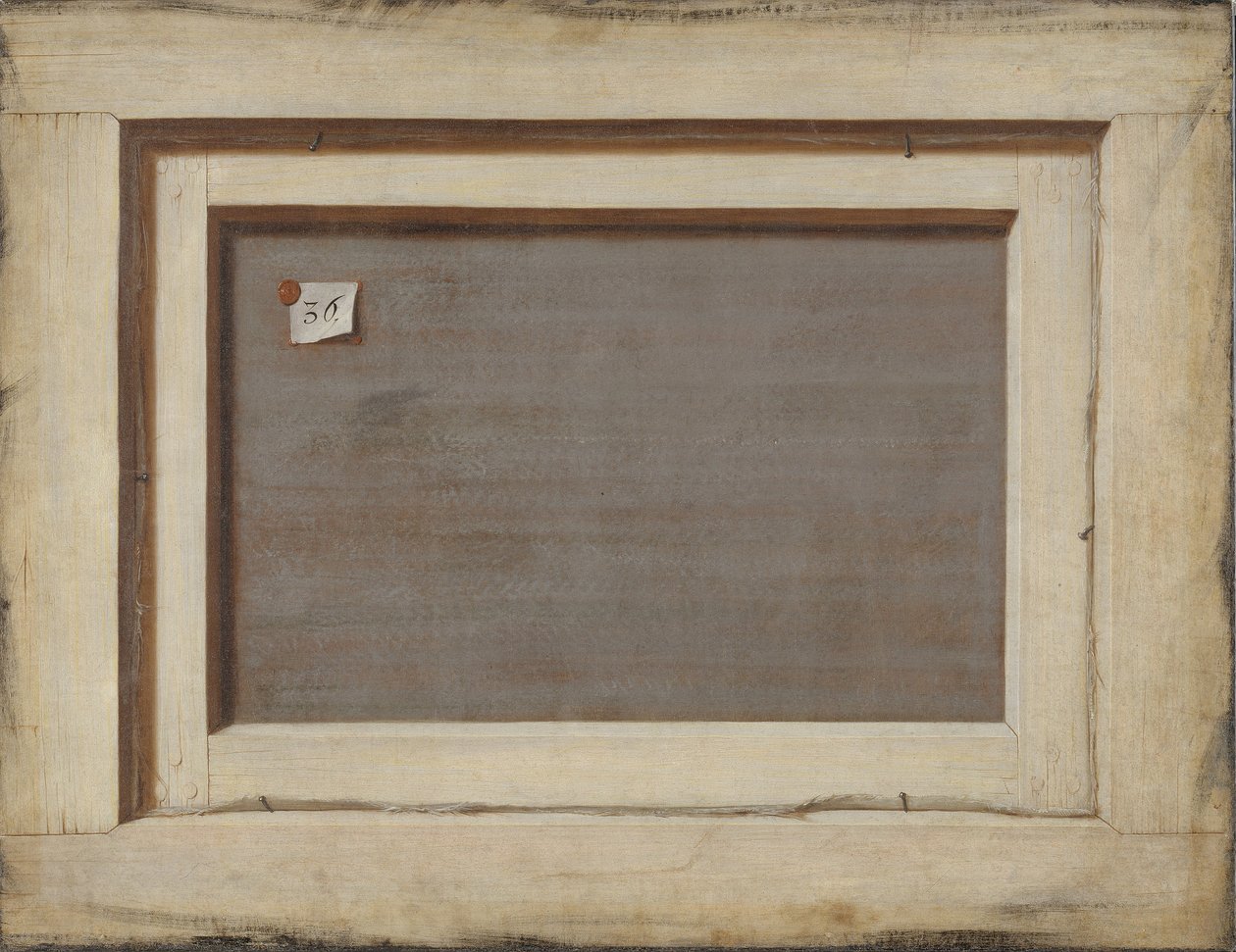 トロンプルーイル。額入り絵画の逆、1668年-1672年 作： コルネリス・ノルベルトゥス・ギスブレヒト