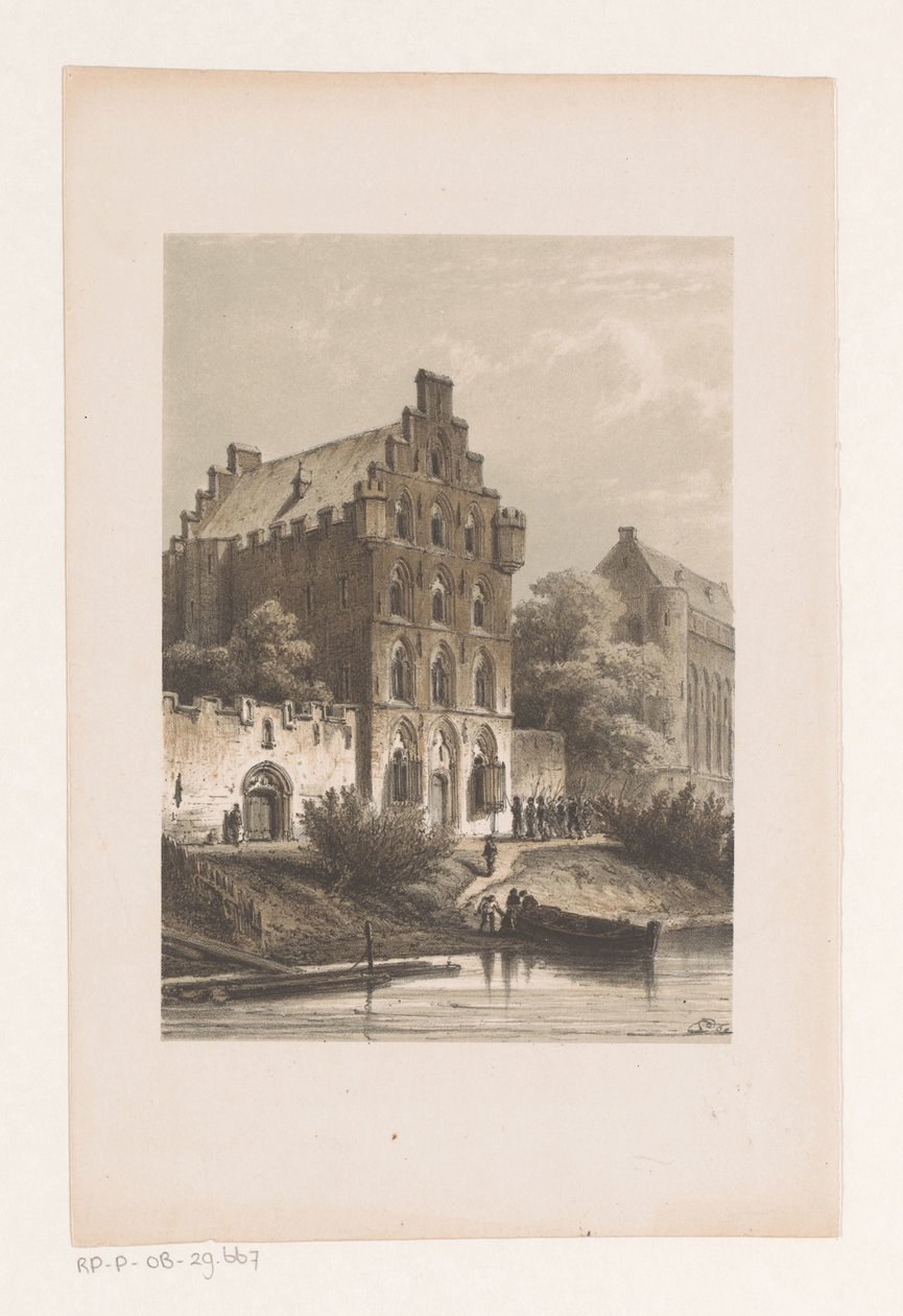 水辺の家々 貴族の家 作： Cornelis Springer