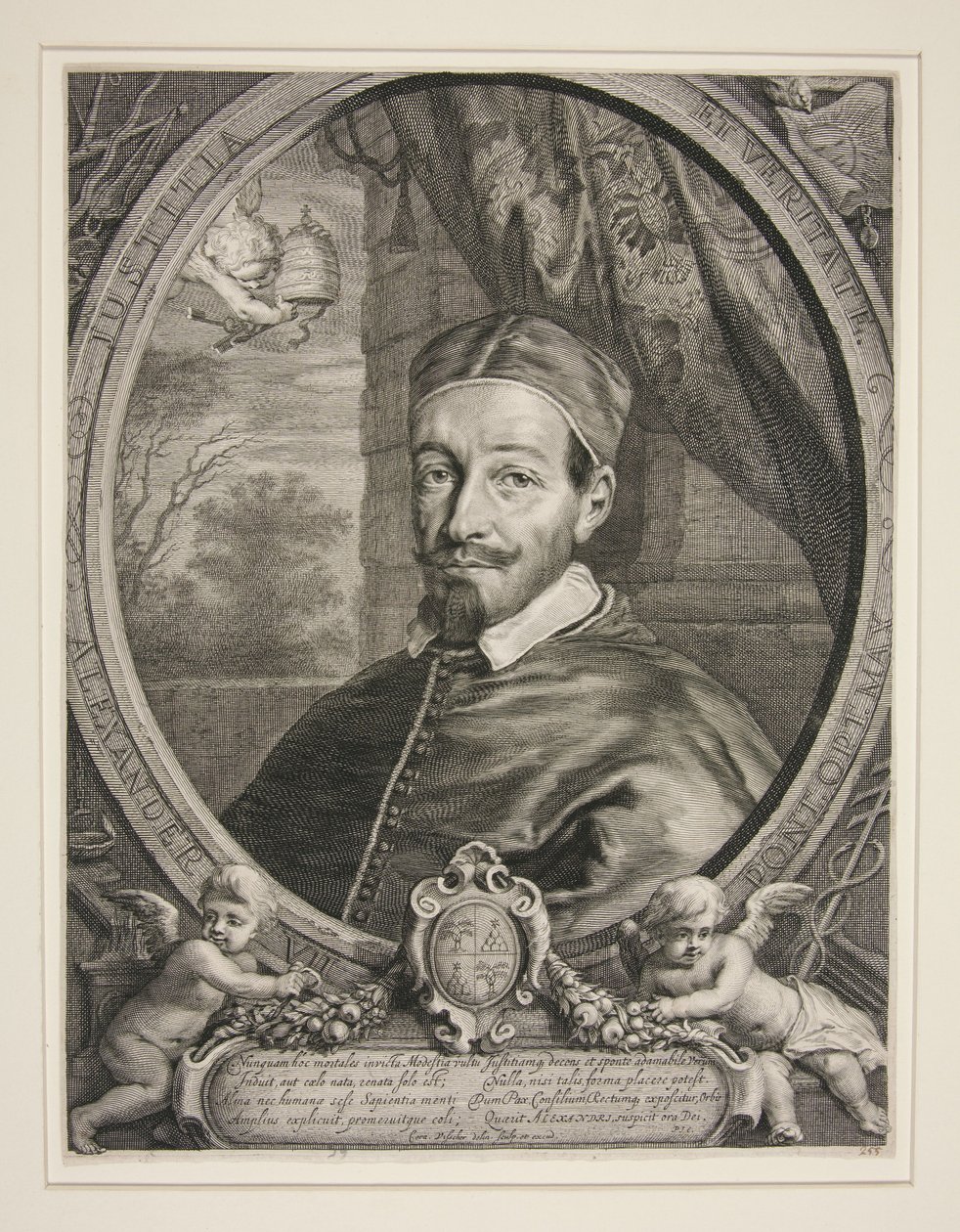 教皇アレクサンドル7世、ファビオ・キジ（1599-1667） 作： コルネリス・フィッシャー