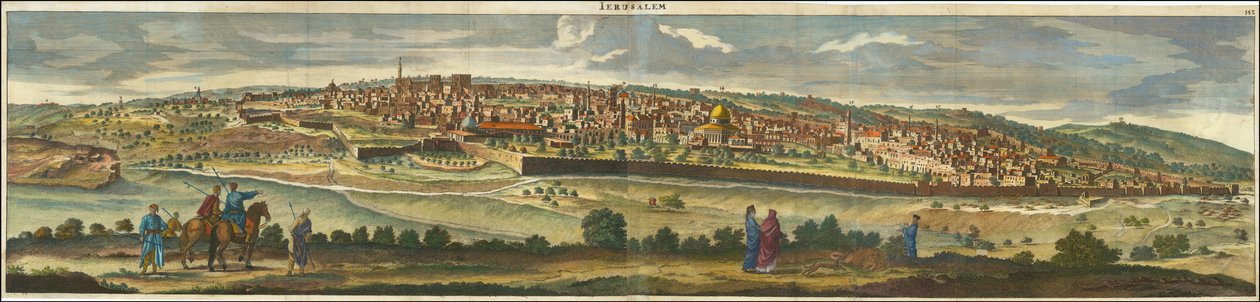 コルネリス・デ・ブルイン、イェルサレム 作： Cornelis de Bruijn