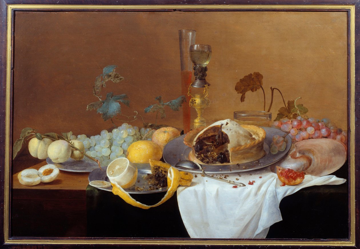 パテのある静物画 コルネリス・デ・ヘム（1631-1695）17世紀 ナント美術博物館蔵 作： コルネリス・デ・ヒーム