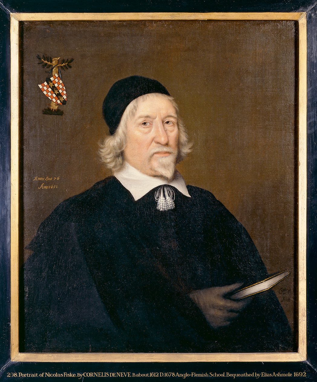 ニコラス・フィスケと呼ばれる男の肖像、1651年 作： Cornelis de Neve
