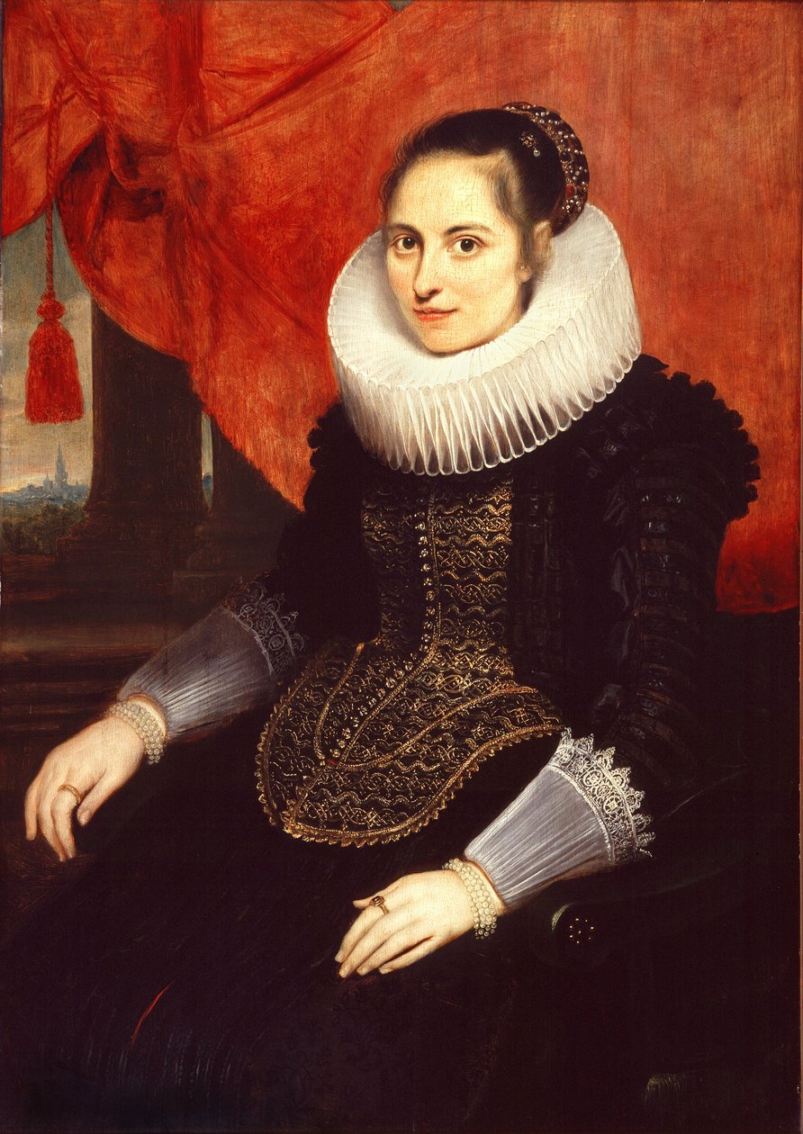 マリア・ファン・ギンダデュール、1625年。 作： コルネリス・デ・ヴォス