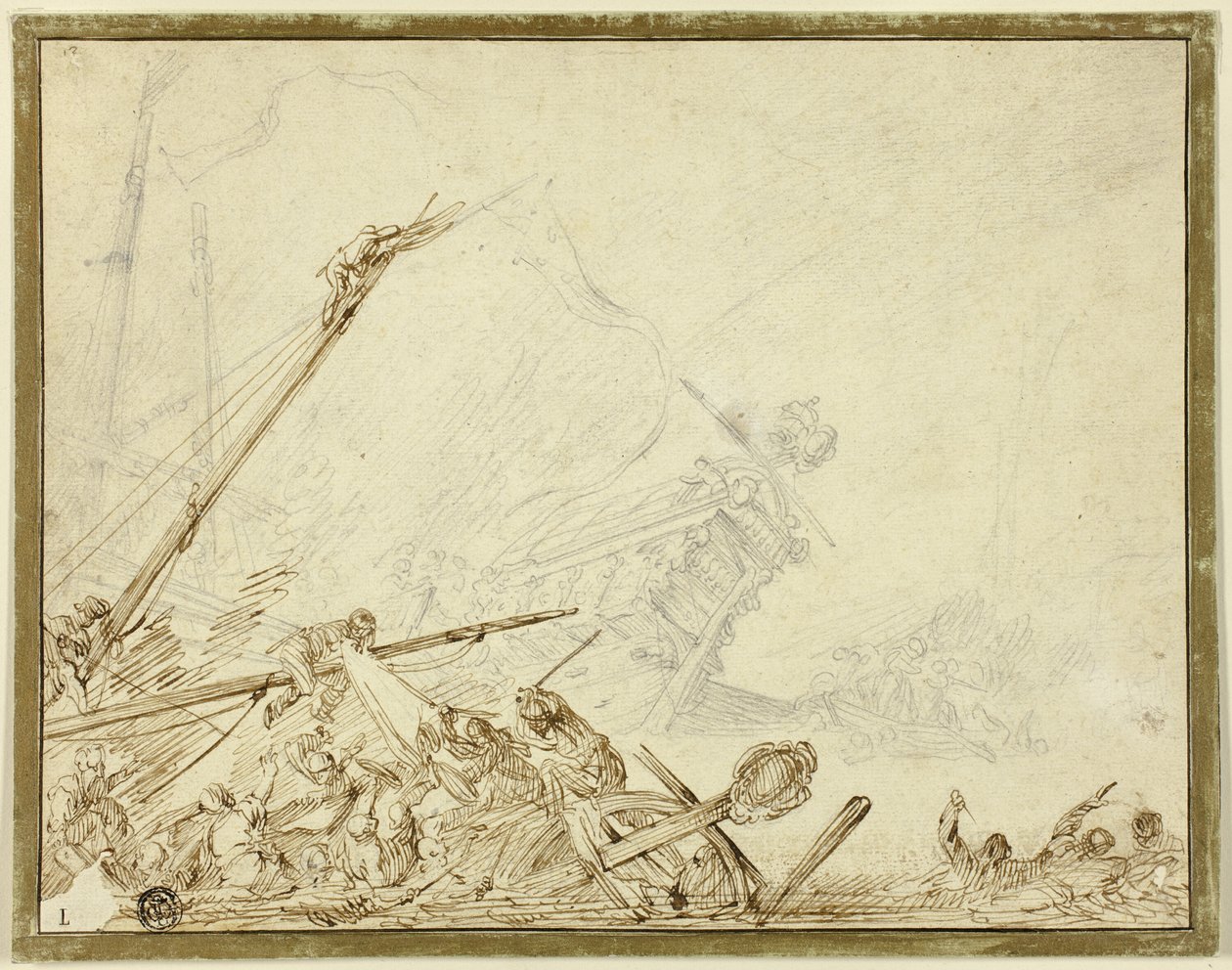難破船 作： Cornelis de Wael