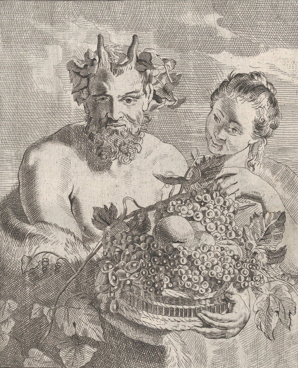 Sater と Bachchanati、K. 1650–67。 作： コルネリス・ファン・ポエレンブルク