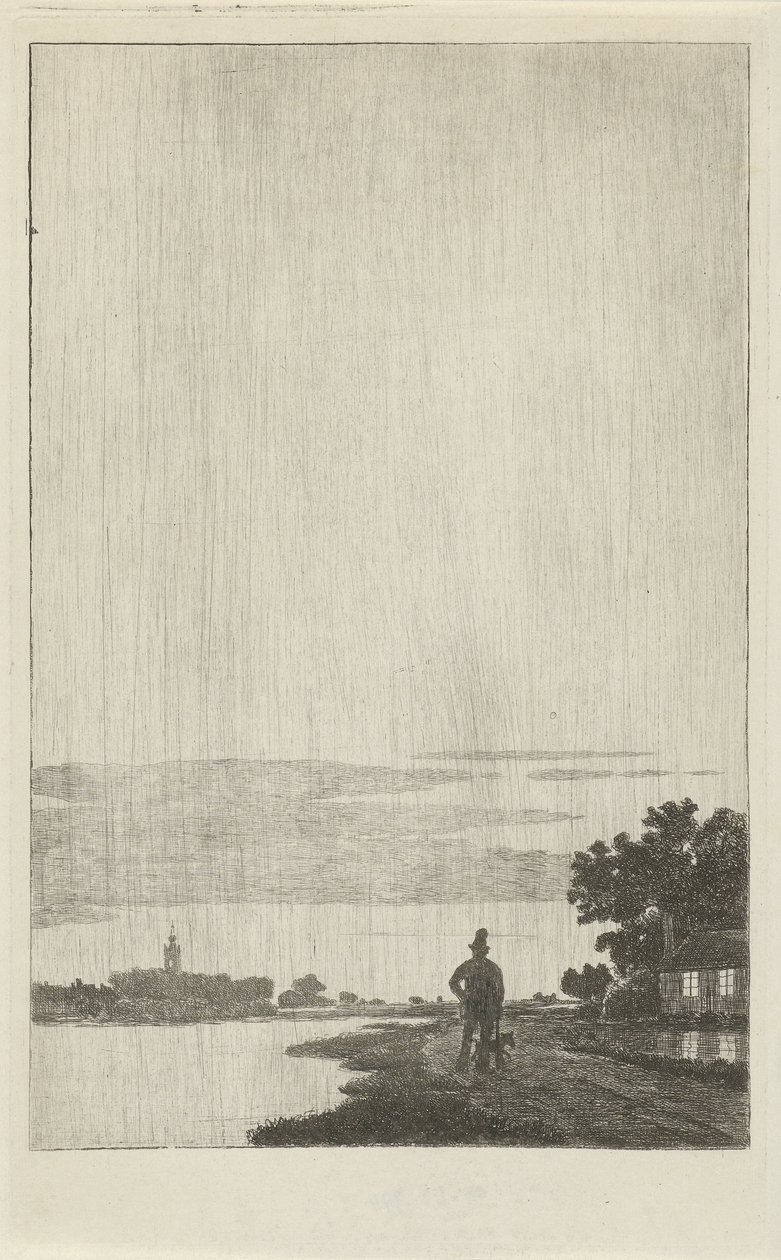 ドナティの彗星、1858 年 作： Cornelis van der Griendt