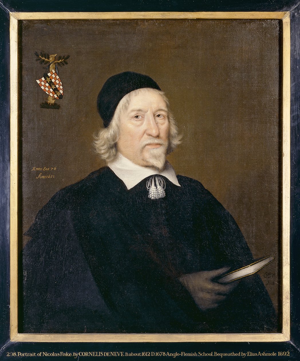 ニコラス・フィスケと呼ばれた男の肖像、1651年 作： コルネリウス・デ・ネーヴ