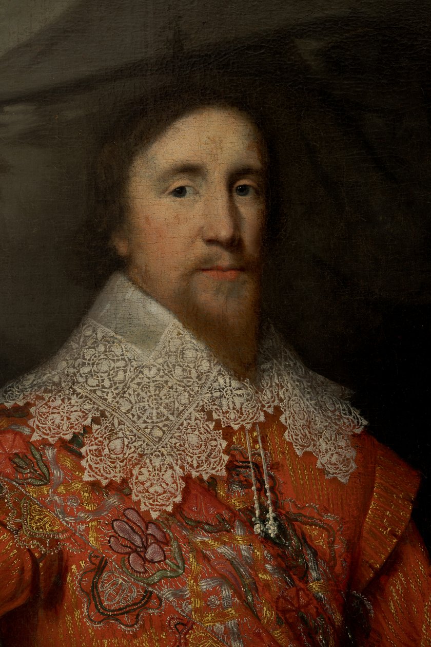 サー・ニコラス・クリスプ 1st Bt. (c. 1599-1666)、c.1599-1666 (キャンバスに油彩) 作： Cornelius I（attr.to）Johnson